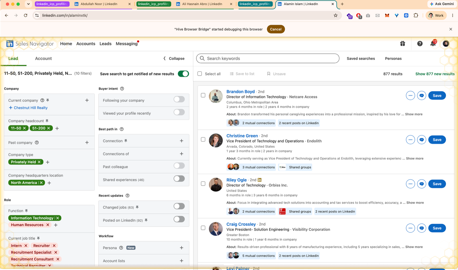 ICP List Building - screen 2