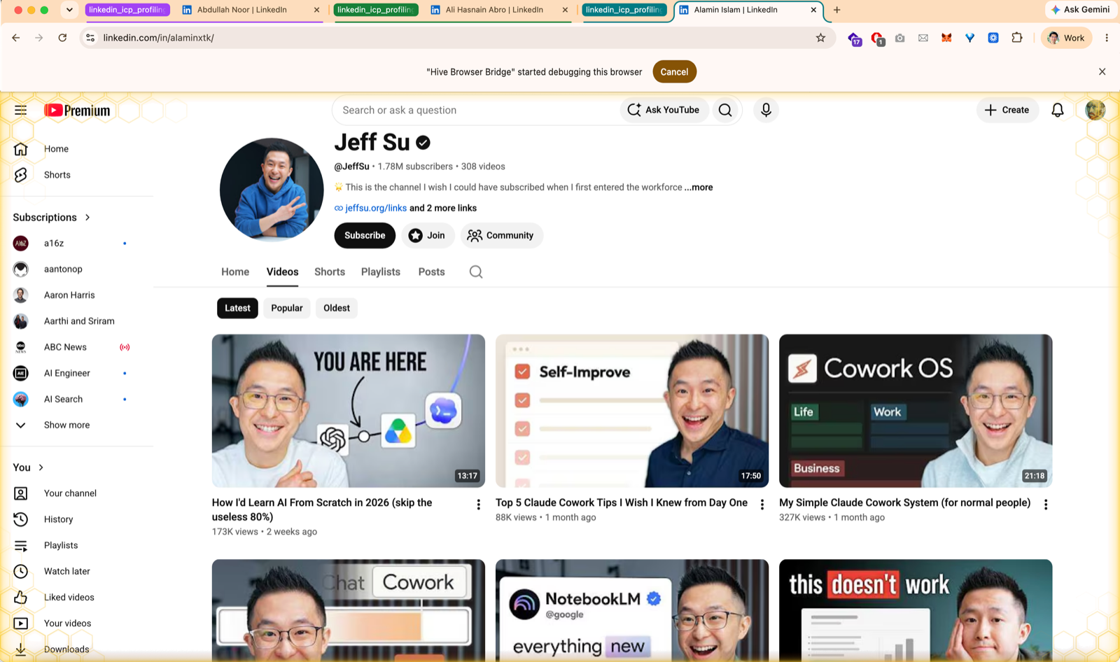 Influencer Scraping - screen 2